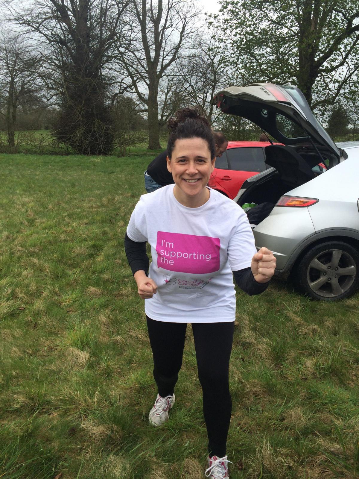 Nurse Lesley Sheen Runs The Gauntlet For The Cancer Centre